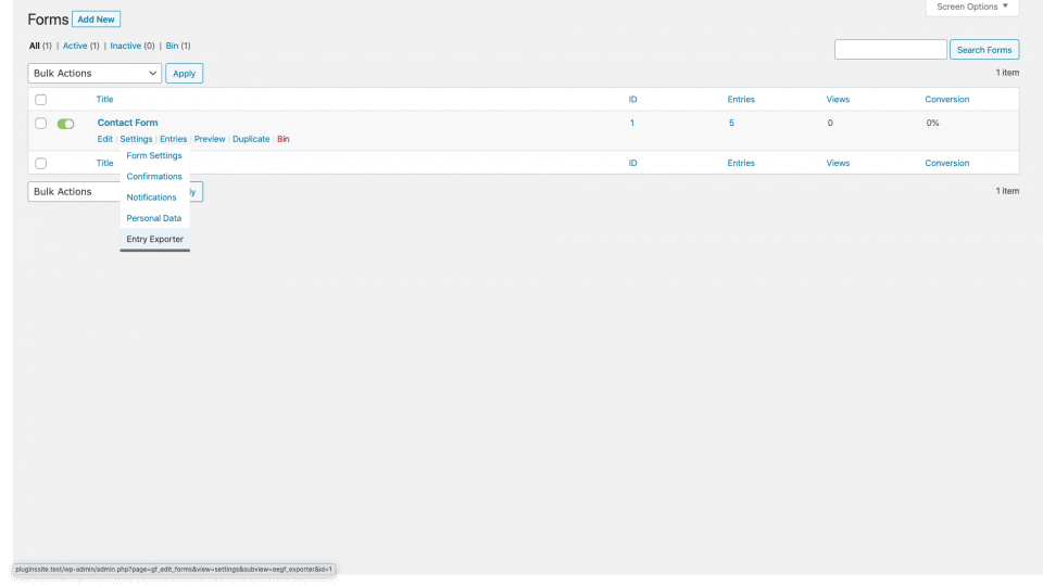 Entry Exporter for Gravity Forms 8 Entry Exporter for Gravity Forms template