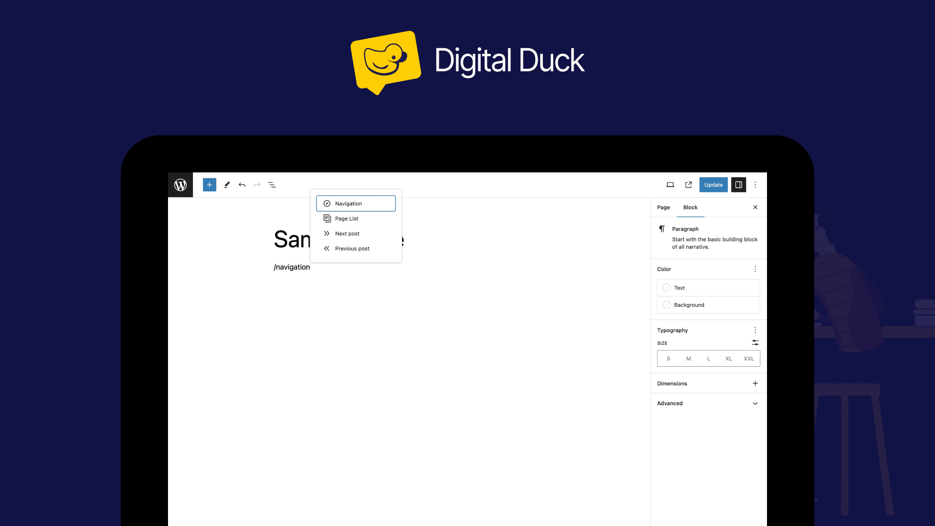 Unlocking the WordPress Navigation Block: A Comprehensive Guide - Digital Duck