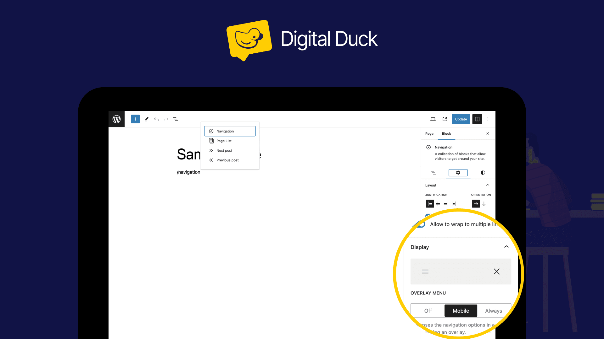 Unlocking the WordPress Navigation Block: A Comprehensive Guide - Digital Duck