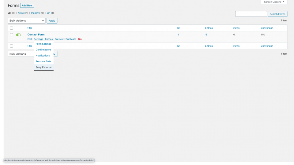 Entry Exporter for Gravity Forms 8 Entry Exporter for Gravity Forms template