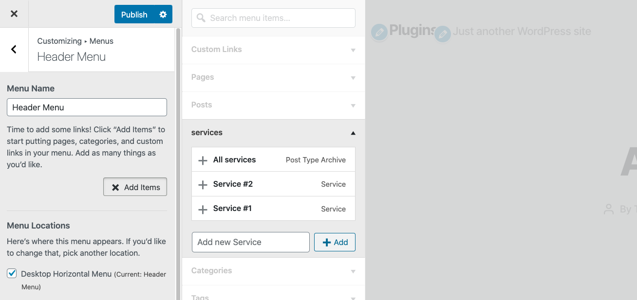 How to edit WordPress menus - Classic Editor - Digital Duck