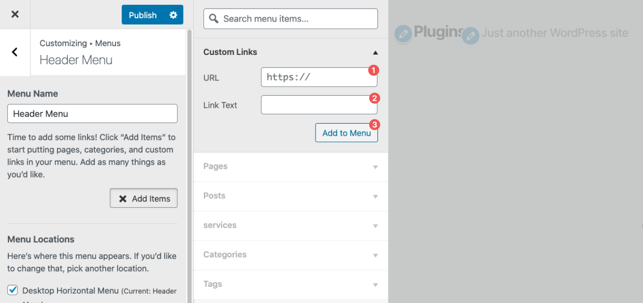How to edit WordPress menus - Classic Editor - Digital Duck