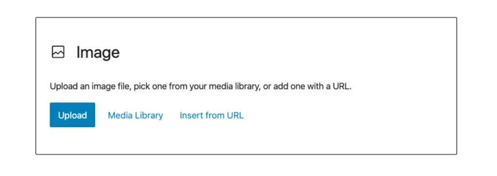 How to add a new post with the WordPress default editor 3 How to add an image block with the default WordPress editor
