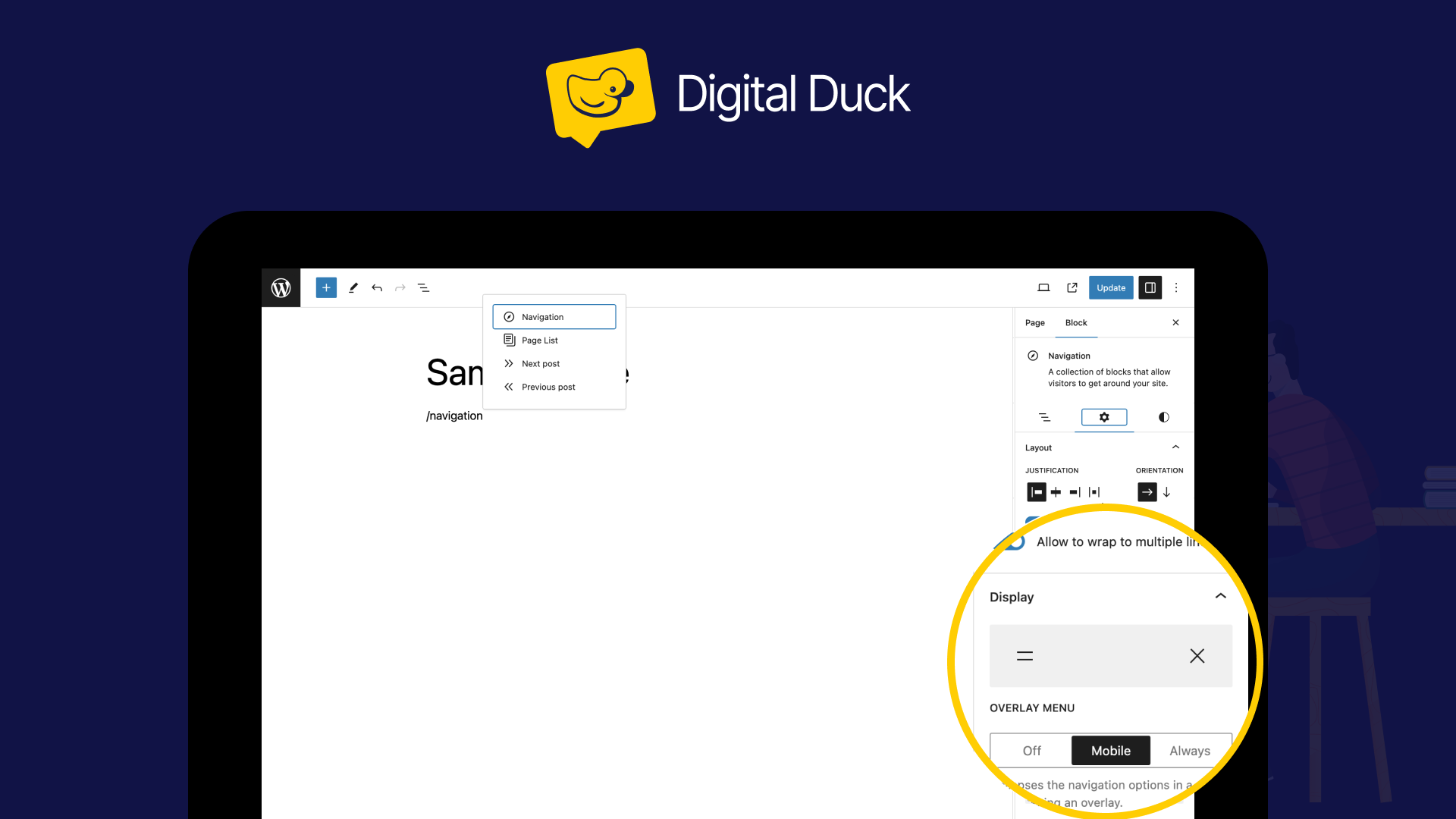 Unlocking the WordPress Navigation Block: A Comprehensive Guide - Digital Duck