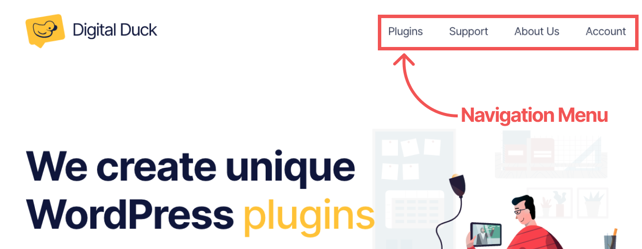 How to edit WordPress menus - Classic Editor - Digital Duck